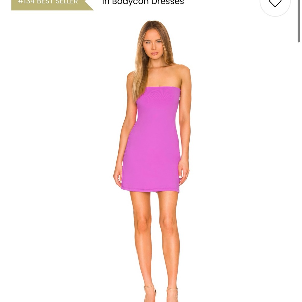 REVOLVE Strapless Pink/Purple Bodycon Dress
